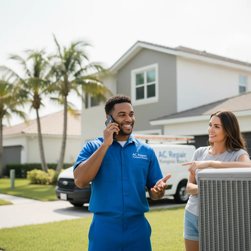 AC Repair Pompano Beach customer support in Holly Ridge